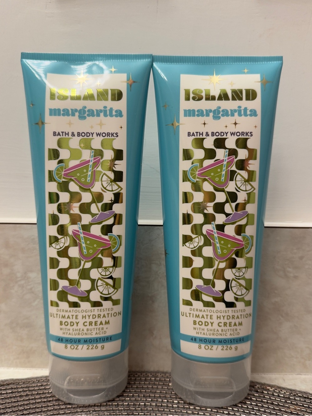 NWT Bath & Body Works Island Margarita Body Cream Set